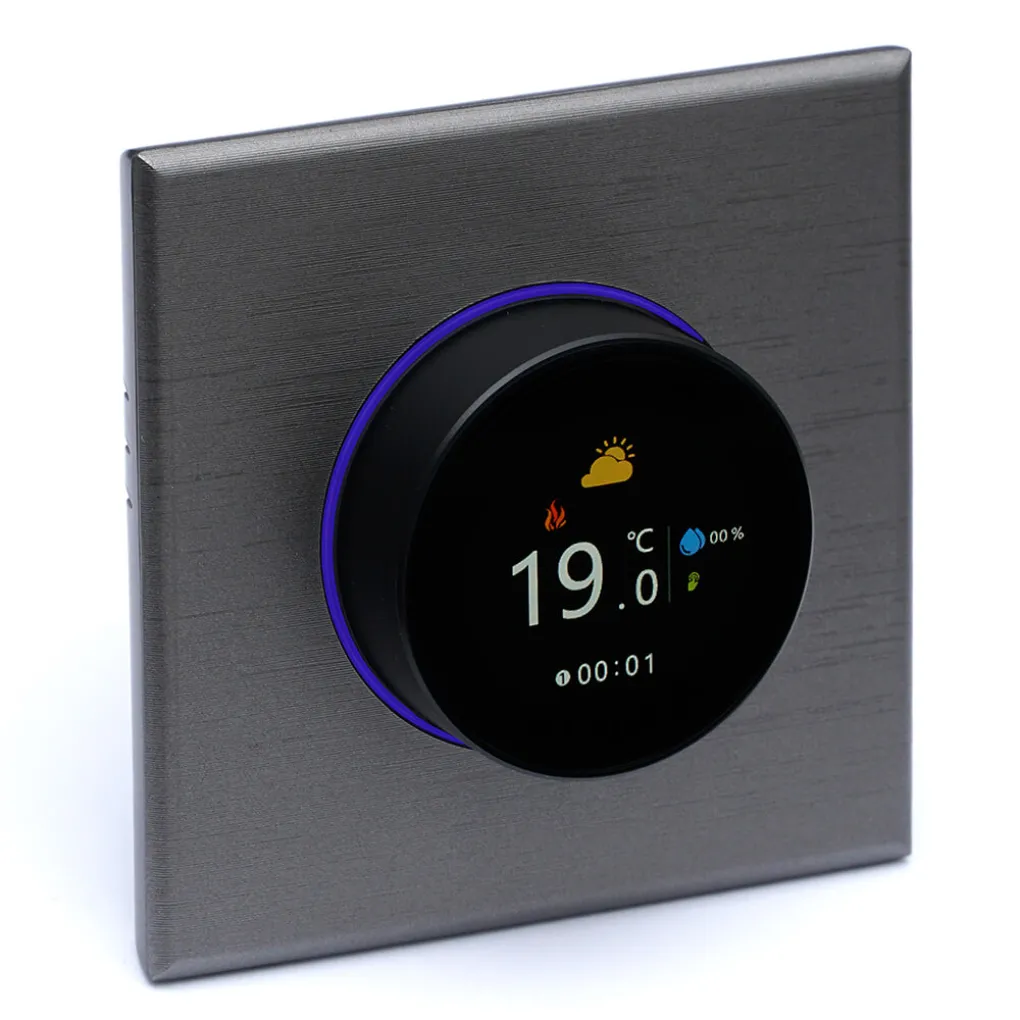 Терморегулятор Heat Plus BHT-6000-S WI-FI сенсорный 16А серебряный (BHT6000SWF)- Фото 2